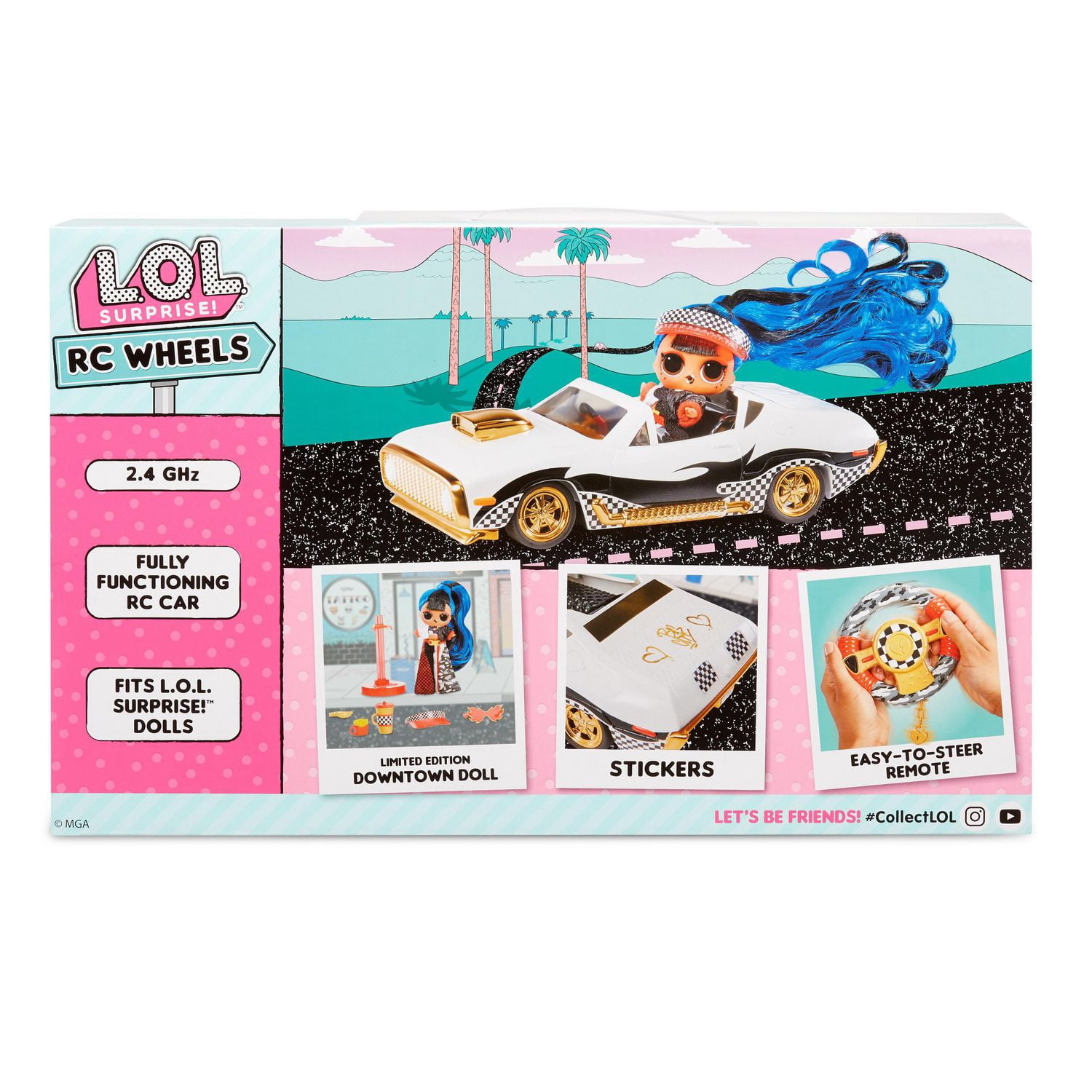 L.O.L. Surprise! RC Wheels – Véhicule télécommandé avec poupée de série limitée
