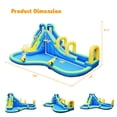 thumbnail image 2 of Costway Inflatable Water Slide Kids Bounce House Castle Splash Water Pool W/ 750W Blower, 2 of 10