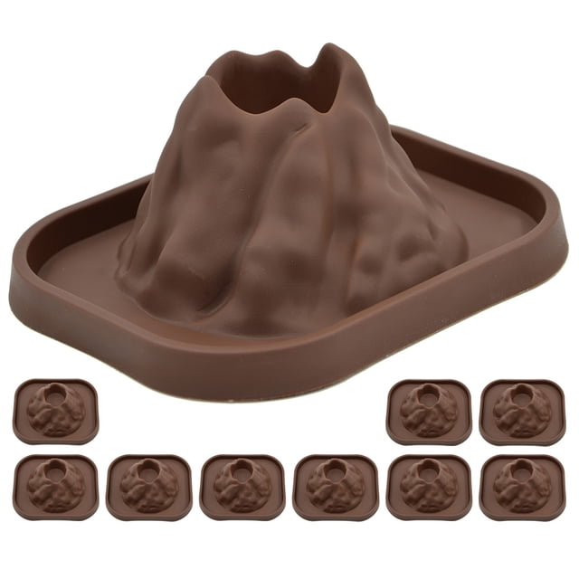 10 Pcs Modèle Volcanique Volcan Jouet Scientifique Volcan Accessoire de Démonstration Accessoire
