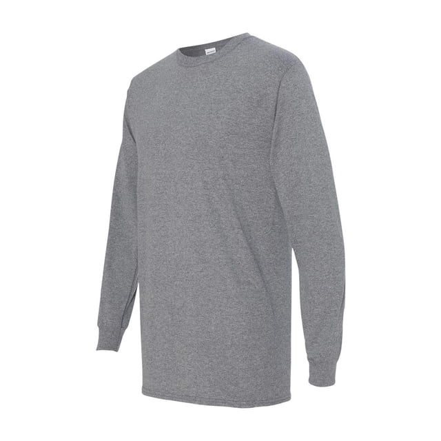 Gildan - T-Shirt à Manches Longues en Coton Épais - 5400 - Graphite Chiné - Taille : L