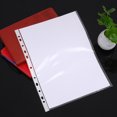 thumbnail image 4 of WASHWEPE 100 Pcs Pochettes en Papier Transparent pour Fournitures de Bureau avec Conception Robuste, 4 of 8