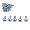 thumbnail image 3 of 50 Pcs Vis de Perceuse à Tête Ronde Acier au Carbone Bleu Blanc Vis de Perceuse en Zinc Vis Auto-Perçantes Galvanisées 4,2x13 mm pour Réparation de Machine, 3 of 8