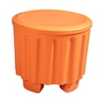 thumbnail image 4 of Lipstore Storage Ottoman Creative Shoe Changing Stool for Bedroom Living Room Balcony Orange, 4 of 8
