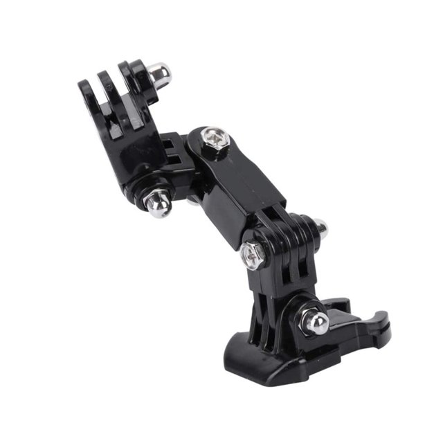 Transemion Flexible Helmet Bracket Helmet Accessories with Buckle Adjustable Mount Curved Rubber Arm Base Support 4K Action Camera Part 1Set