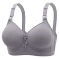 thumbnail image 1 of Compression Bra for Women Stretchy Sports Bras for Women Women's Oversized Non Steel Hoop Sweat Wicking Breathable And Beautiful Back Without Steel Hoop Gathering Bra With Adjustable Upper Support For, 1 of 4
