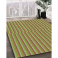 thumbnail image 3 of Ahgly Company Machine Washable Indoor Rectangle Transitional Pistachio Green Area Rugs, 7' x 10', 3 of 7