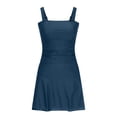 thumbnail image 5 of DGMIOCS Women's Plus Size Two Piece Swimsuit Modest Two Piece Dark Blue S, 5 of 5
