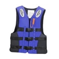 thumbnail image 3 of Almencla Life Vest for Adults Sturdy Kayaking Jacket for Rafting Outdoor Water Sports S blue, 3 of 8