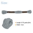 thumbnail image 2 of Unique Bargains Grey Embroidery Floss, 8m - 12 Skeins, 2 of 6