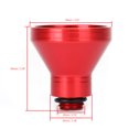 thumbnail image 2 of Red Aluminum Oil Filler Funnel 20mm Universal Oil Catch Drain Motorcycle, 2 of 12