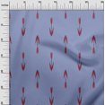 thumbnail image 2 of oneOone Silk Tabby Fabric Arrow Ikat Printed Fabric 1 Yard 42 Inch Wide, 2 of 4