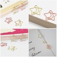 thumbnail image 4 of KAKOWELY small paper clips 100Pcs Metal Clips Small Craft Clips Novelty File Clips Exquisite Small Clips Office Stationery0.98"X0.98"X0.04", 4 of 4