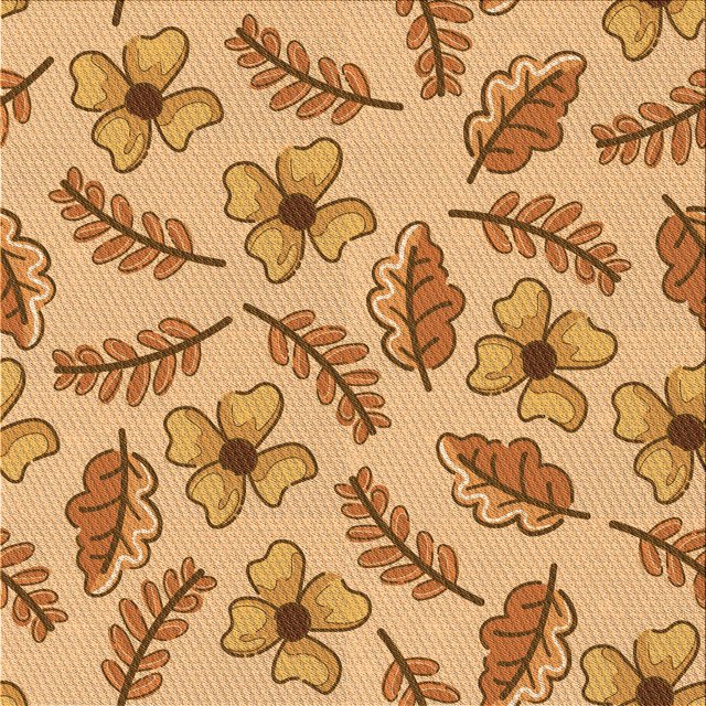 Ahgly Company Machine Washable Indoor Square Transitional Yellow Orange Area Rugs, 7' Square