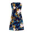 thumbnail image 5 of EGNMCR Robes d'Été Femmes Tendance 2024 Robes d'Été pour Femmes Plage Floral T-Shirt Robe Soleil Décontractée Poches Boho Robe Débardeur, 5 of 5