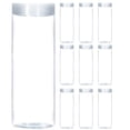 thumbnail image 1 of SHISUYAN 10pcs Coin Tubes Quarter Rolls Wrappers Plastic Coin Holders Coin Storage Tube, 1 of 8