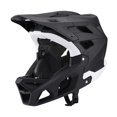thumbnail image 2 of S SERENABLE Casque de Vélo Intégral Protection Ventilation Casque de Descente Noir Blanc, 2 of 9