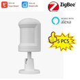 thumbnail image 1 of Tuya Smart 3.0 Battery Alexa Pir Motion Sensor Detector 5-7m 150 Works With Ble5.0 Bluetooth Mesh Gateway Hub, 1 of 5