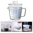 thumbnail image 4 of 1PC Home Measuring Glass with Glass Lid Heat-resistant Glass Measuring Cup, 4 of 6