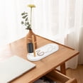 thumbnail image 3 of POINTERTECK Key Bowl for Entryway Table Jewelry Tray & Key Tray Wooden 3 Stand Hanging Organizer Wooden Valet Tray Wood Key Tray for Entryway Table for Key Jewelry Ring Round, 3 of 11