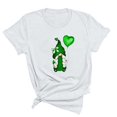 thumbnail image 1 of T-Shirt de la Saint-Patrick pour Femmes, Mode, Imprimé de la Saint-Patrick, Col Rond, Manches Courtes, T-Shirt Décontracté, Haut, T-Shirts de la Saint-Patrick pour Femmes, 1 of 3