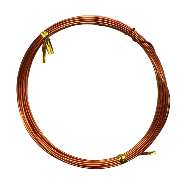 Maoww Craft Wires DIY Handicrafts Braided Thread Good Flexibility Durable Shiny Jewelry Lines Exquisite Design for Sculpturing Coppery