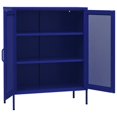 thumbnail image 2 of vidaXL Armoire de Rangement Bleu Marine 80x35x101,5 cm Acier, 2 of 5