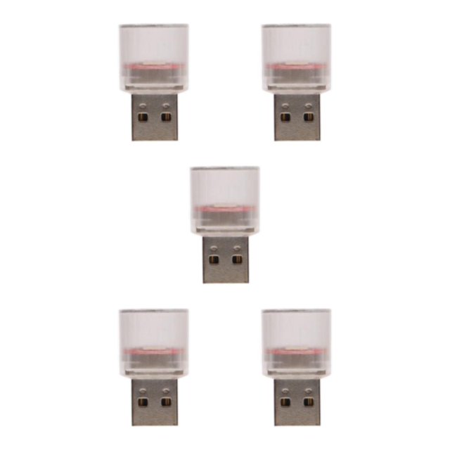 maskred USB Star Night Light Mini Sky Romantic Starry Flexible for Party White USB Colorful LED 5Set