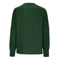 thumbnail image 4 of IROINID Women's Turtleneck Pullover Sweater Solid Color Loose Short Length Long Sleeve Sweater Tops, 4 of 6