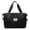Black, variant on Large Tote Bag with Zipper Expandable Gym Bags, Duffle Bags for Sports and Weekend Travel, Large Capacity Lightweight Overnight Bags for Men and Women, Travel Duffel Bags, Sports Tote Bag