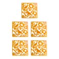 thumbnail image 1 of ZheElen 4piece Lightweight Hanging Divider Screens For Versatile Space Foldable Yellow Bird Chart 5Set, 1 of 6