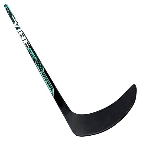 Bâton de hockey sur glace composite VIBE ChromeX XC2 – Intermédiaire 62 po – Courbe gauche, point de flexion moyen, flex 65, inclinaison 6