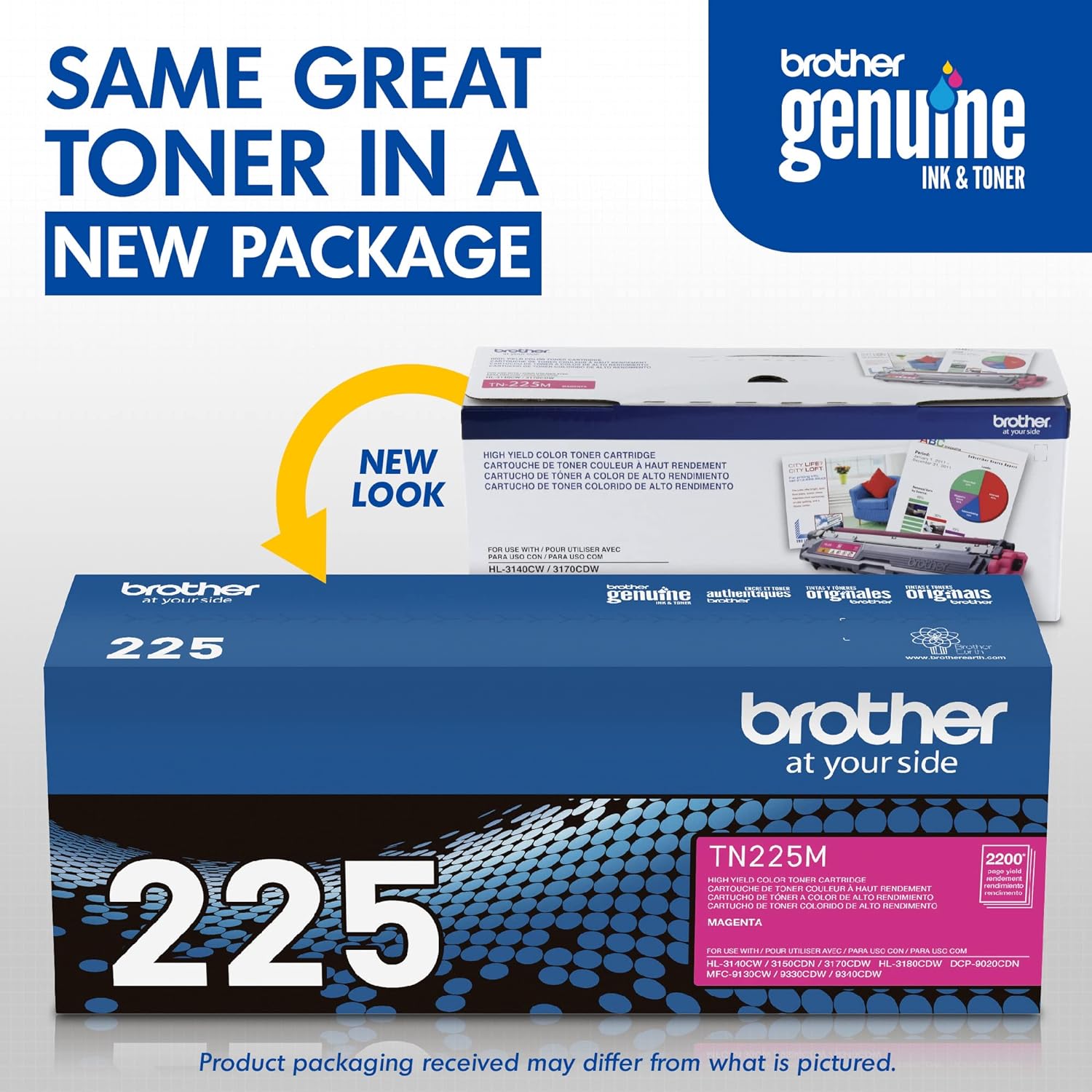 Brother TN225M Toner Cartridge