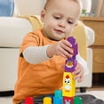 thumbnail image 4 of MEGA BLOKS First Builders Build & Match Animal Tractor Block Toy (30 Pieces) for Toddler, 4 of 6