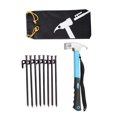thumbnail image 4 of jinwen 8Pcs Tente Piquets Camp Marteau Piquets de Camping pour la Randonnée Jardinage de Randonnée Marteau Bleu, 4 of 9