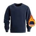 thumbnail image 1 of Dagugfen Hauts pour Hommes Automne Hiver Manches Longues Col Rond Ample Chaud Confortable Voyage Décontracté Travail Chandails en Molleton, 1 of 6