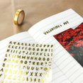 thumbnail image 4 of CRAFTY & CO. Alphabet Stickers Gold Decorative 518 pcs, 2 Sheets, 4 of 8