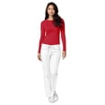 thumbnail image 4 of Adar Underscrubs for Women Multi Color 2 Pack - Long Sleeve Underscrub Comfort Tee, 4 of 6