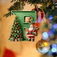 thumbnail image 3 of LSLJS 26 Letters Christmas Tree Decoration Pendant Christmas Tree Ornaments Personalized DIY Christmas Ornaments Christmas Decorations Xmas Tree Hanging Decor Christmas Ornaments, 3 of 5