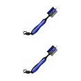 thumbnail image 4 of QualitChoice Double-Sided for Golf Club Cleaning Brush Reusable Stain Maintenance Tool with Groove Outside Training Accessories Blue 2Set, 4 of 6