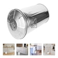 thumbnail image 4 of Trash Can with Lid Trash Can Round Metal Trash Can Outdoor Garbage Can Trash Holder, 4 of 5