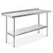 thumbnail image 3 of GRIDMANN Stainless Steel Kitchen Prep Table 60 x 24 Inches with Backsplash & Under Shelf, NSF Commercial Work Table for Restaurant and Home, 3 of 10