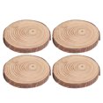thumbnail image 1 of Wood Slice Prop, Durable 25Pcs Wooden Slices Flexible DIY Wide Application With Bark For Office S, 1 of 8