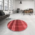 thumbnail image 4 of Ahgly Company Tapis Rectangulaire Lavable en Machine Rouge Transitionnel, 8 Pieds x 12 Pieds, 4 of 7