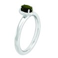 thumbnail image 3 of Bague en Argent Sterling Stackable Expressions Onyx Polie Taille 7, 3 of 3