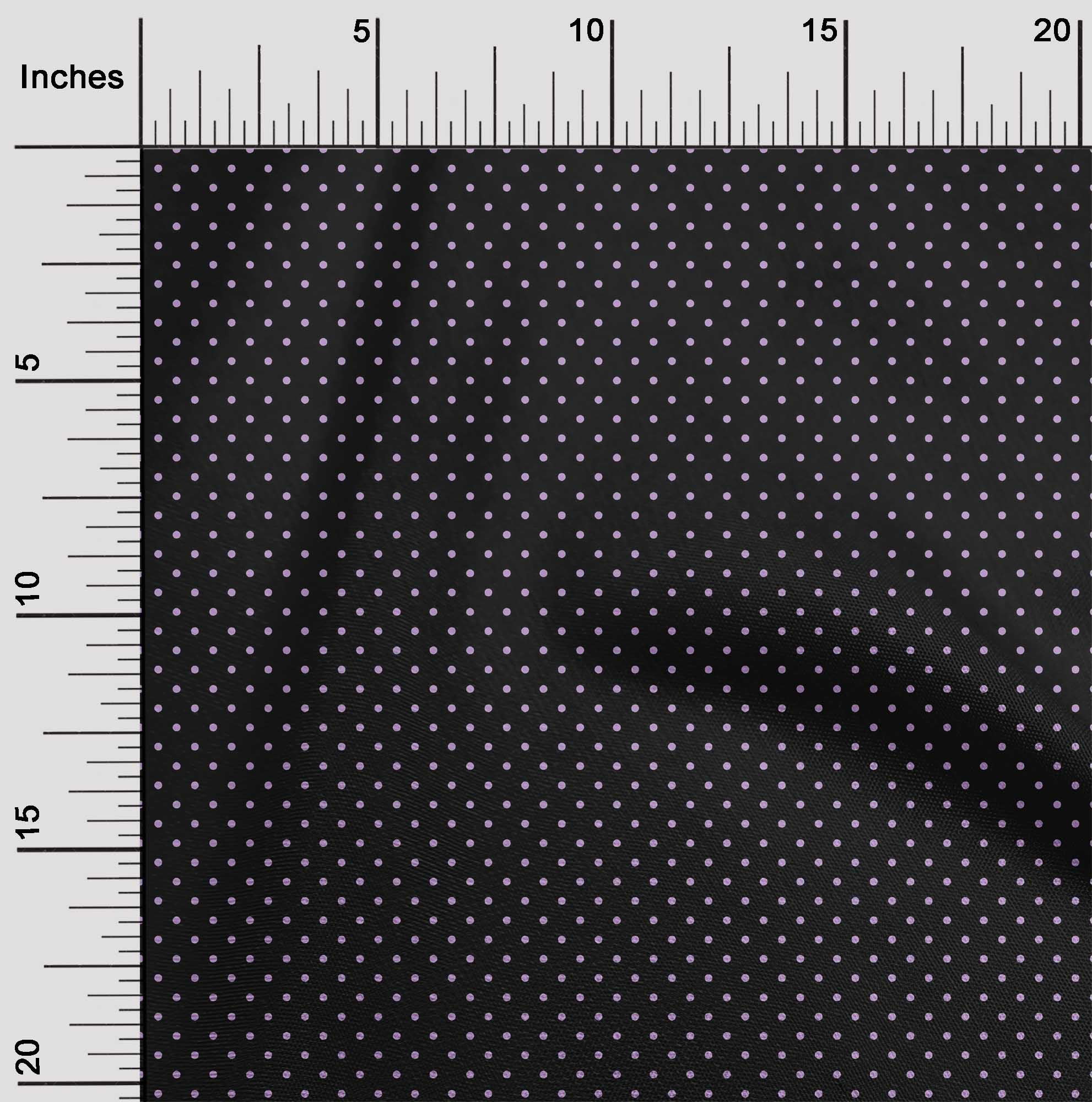 oneOone Cotton Poplin Fabric Polka Dots Print Fabric By The Yard 56 Inch Wide