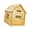 39.5cmx51cmx52cm, variant on Milaget Wooden Pet House Wooden Shelter Rabbit Hideout for Chinchilla Guinea Pig Cat 55cmx79.5cmx74cm