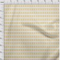 thumbnail image 3 of oneOone Cotton Poplin Mustard Yellow Fabric Geometric Block Sewing Craft Projects Fabric Prints By Yard 56 Inch Wide, 3 of 4