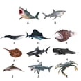 thumbnail image 2 of VONKY Simulation Marine et Animal Marin Durable Animal Marin Réaliste Requin Requin, 2 of 6