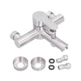 thumbnail image 1 of Shower Tap,G1/2 Stainless Steel Brushed Bathtub Faucet Mixer Tap Unrivaled Performance, 1 of 14