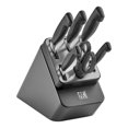 thumbnail image 1 of ZWILLING **** Four Star 7 Piece, Knife Block Set, Anthracite, 1 of 8